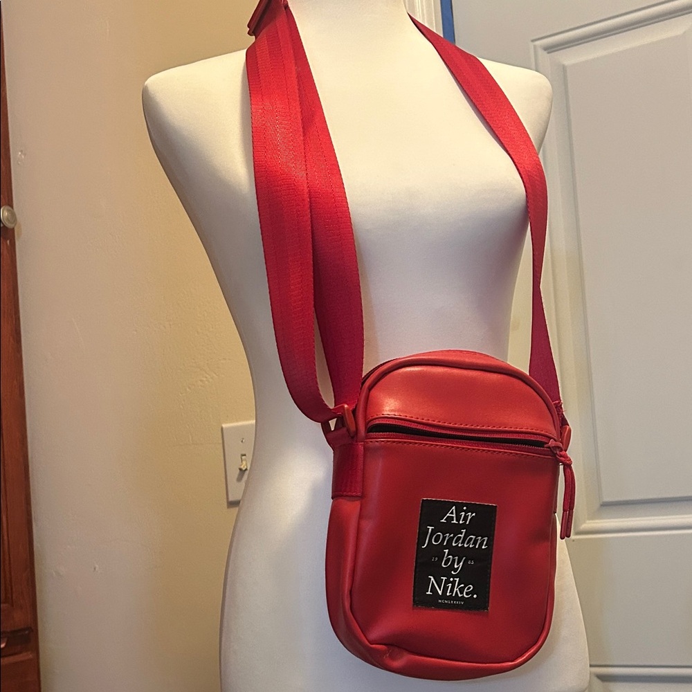 Nike Air Jordan Red Crossbody Bag